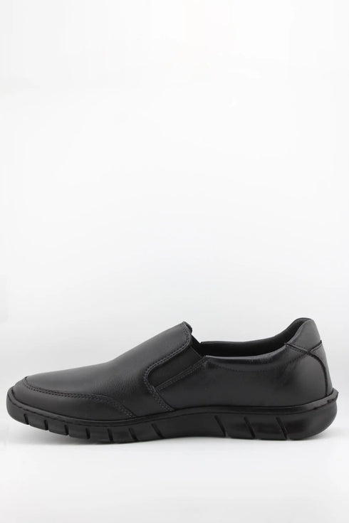 Baerchi Men Leather Slip-On Loafer with Cushioned Sole